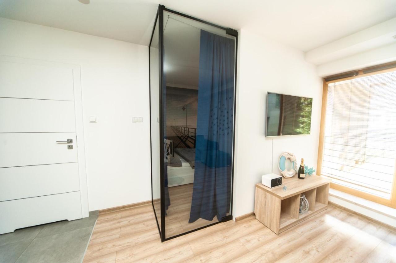 Blue Apartment In Vibrant Heart Of Gdynia Exteriör bild