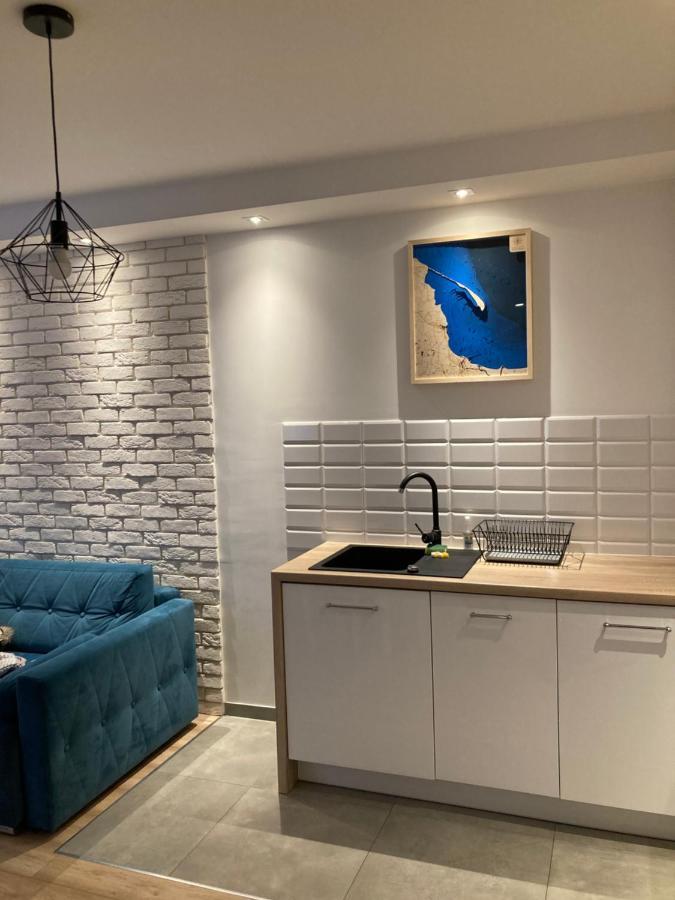 Blue Apartment In Vibrant Heart Of Gdynia Exteriör bild